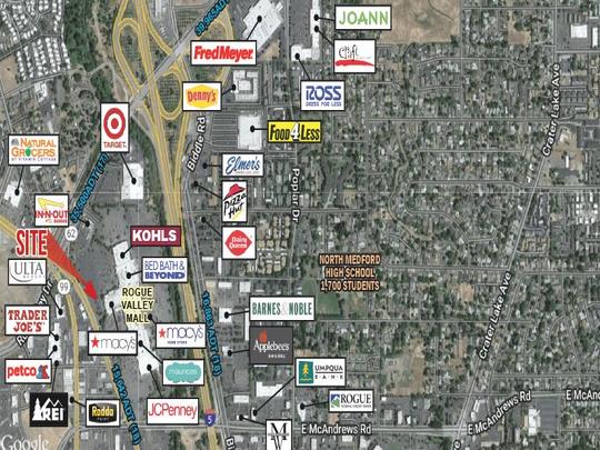 Rogue Valley Mall - Macy's Pads